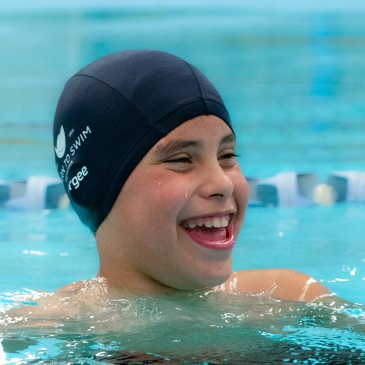 Learn to Swim in our mineral water. Gentle on skin